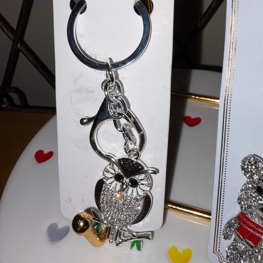 Silver-Tone Bag Charm Bundle Nwt - Picture 2 of 4